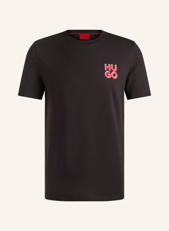 HUGO T-Shirt DIMONITI SCHWARZ