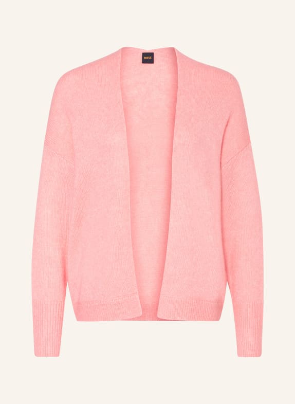 BOSS Dzianinowe wdzianko FALESCANITA RÓŻOWY