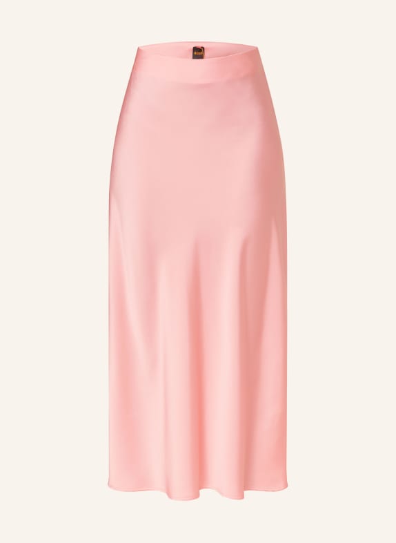 BOSS Satin skirt VISOS SALMON