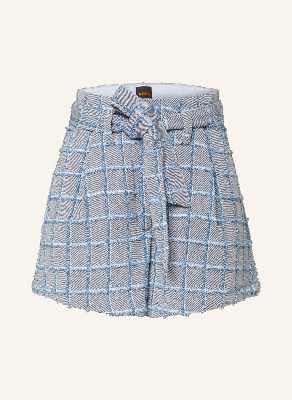 BOSS Tweed-Shorts TEOFILA BLAU