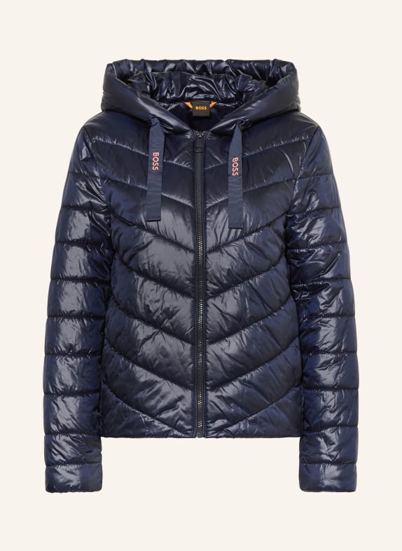 BOSS Quilted Jacket PALATORI DARK BLUE