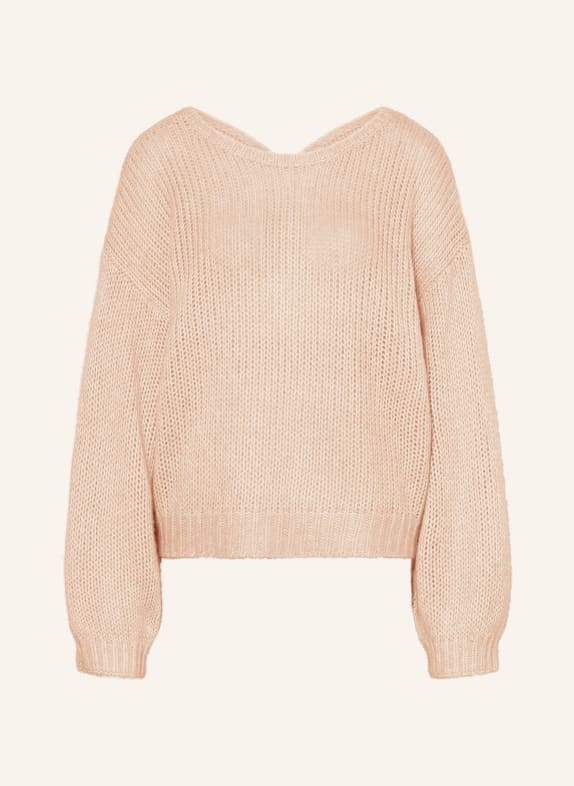 BOSS Oversized sweater FOBAIN LIGHT ORANGE