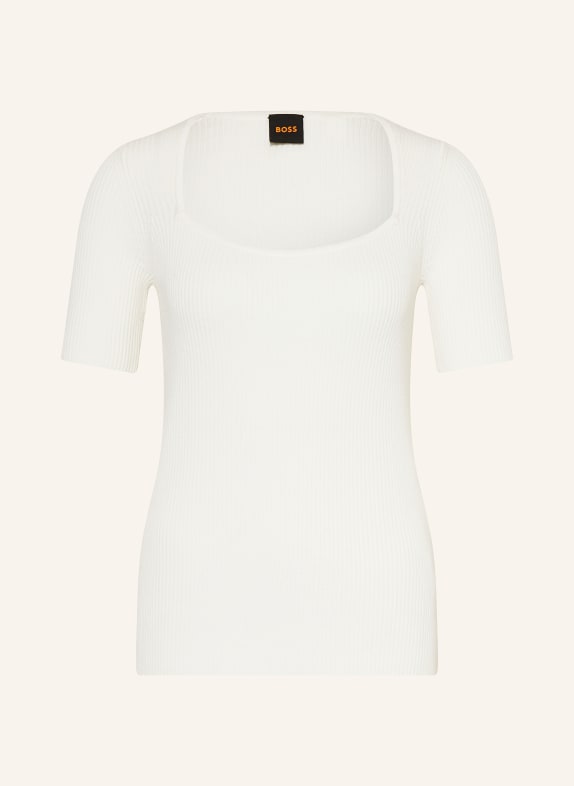 BOSS Strickshirt FAGGIO ECRU