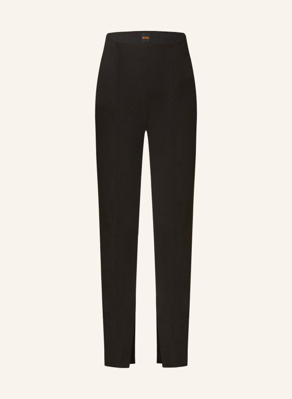 BOSS Jersey trousers TAILY BLACK