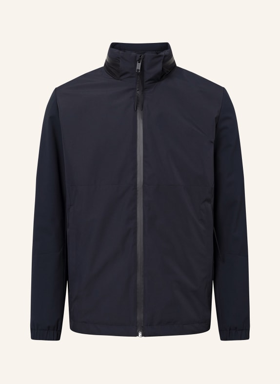 STRELLSON Quilted jacket in mixed materials DARK BLUE