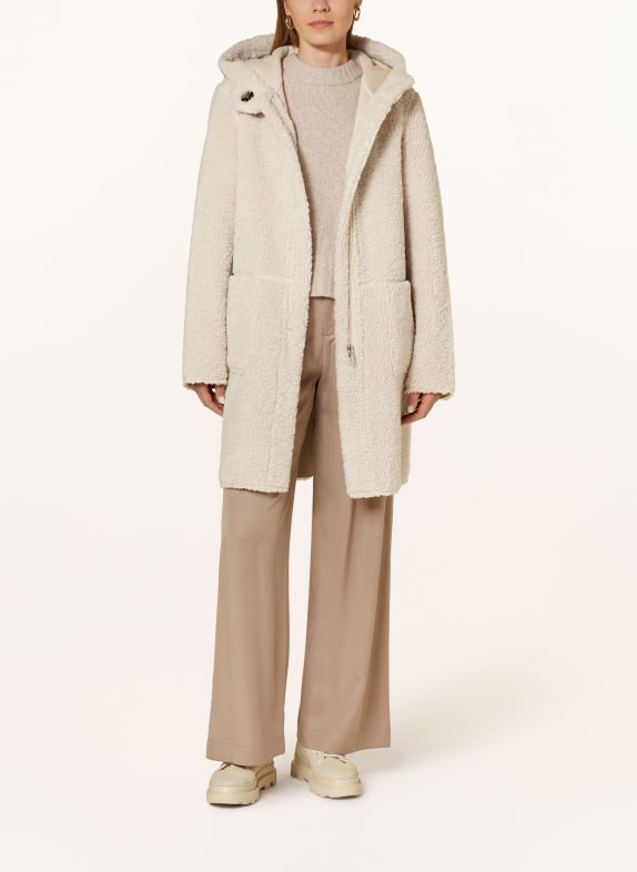 RINO & PELLE Reversible coat ALINA ECRU