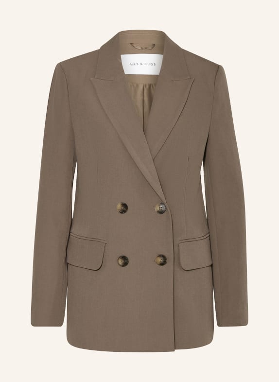 MRS & HUGS Blazer DARK BROWN