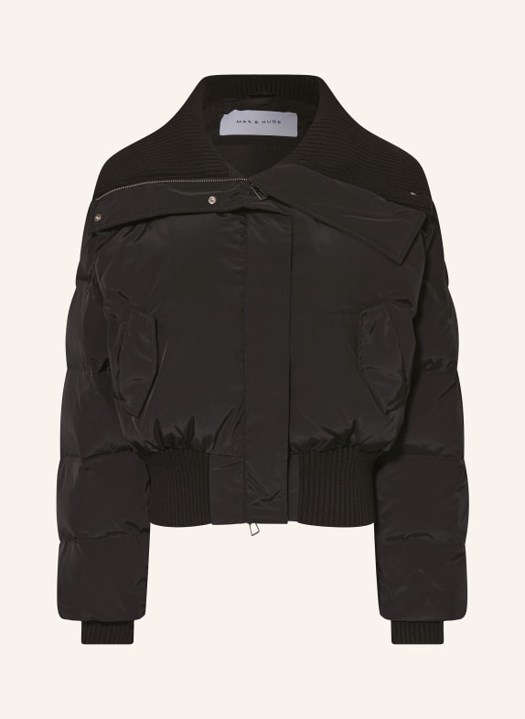 MRS & HUGS Quilted jacket BLACK