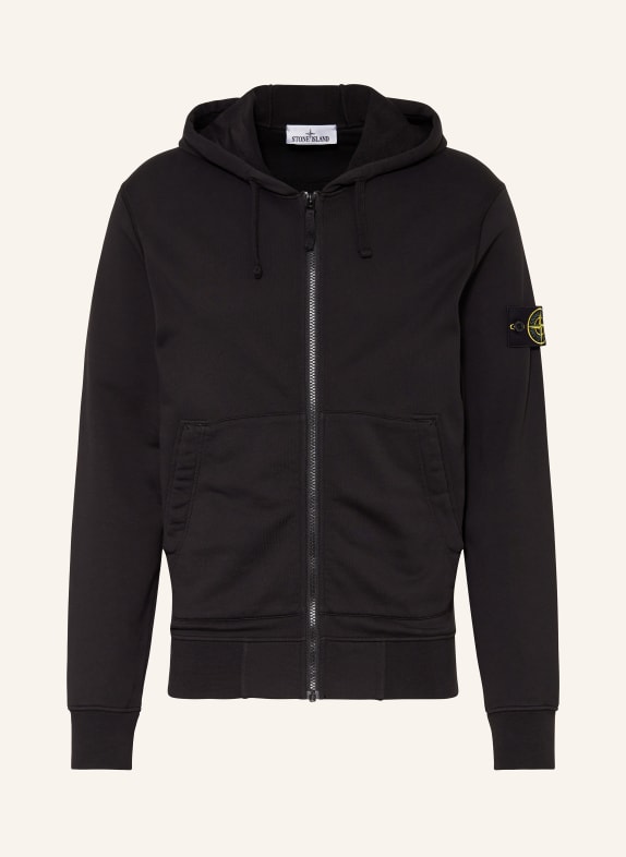 STONE ISLAND Sweatjacke SCHWARZ