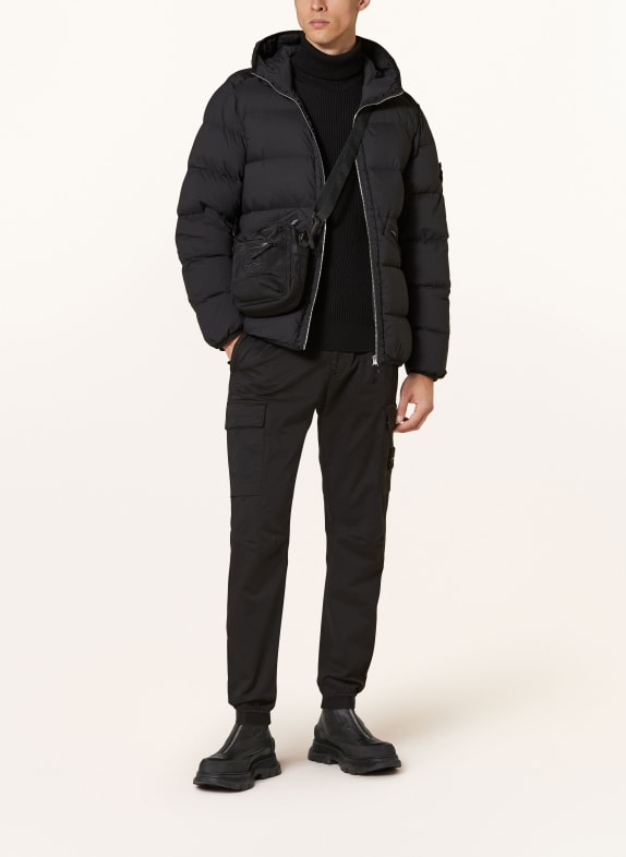 STONE ISLAND Cargobroek Extra Slim Fit ZWART