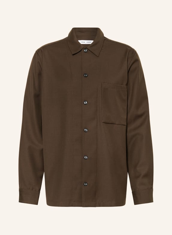 SAMSØE  SAMSØE Overshirt SADAMON DUNKELBRAUN