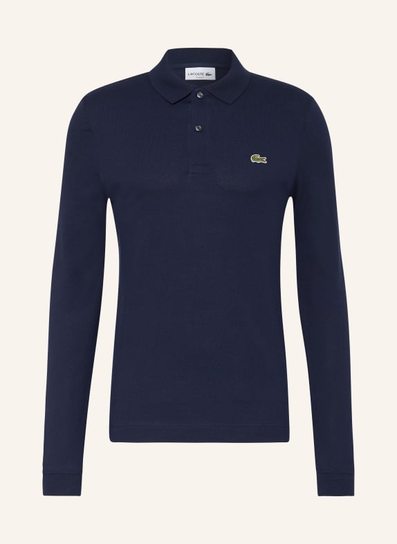 LACOSTE Piqué-Poloshirt Slim Fit DUNKELBLAU