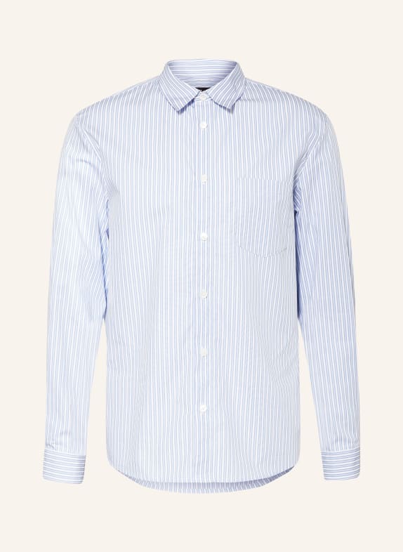 A.P.C. Shirt CLÉMENT comfort fit LIGHT BLUE/ WHITE