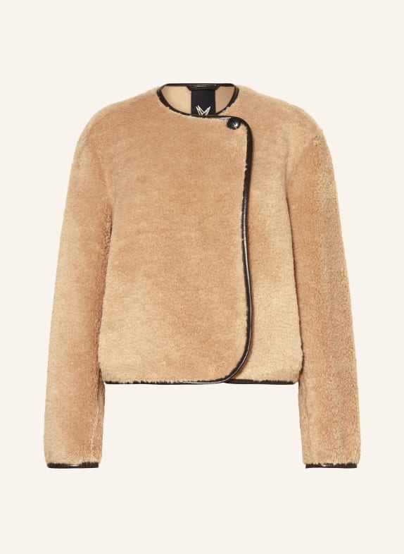 FUCHS SCHMITT Teddyfell-Jacke CAMEL