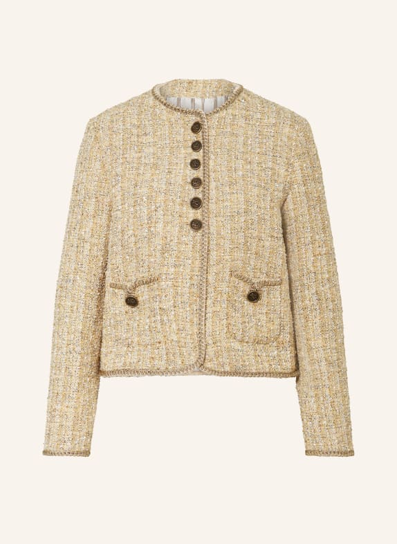 ETRO Bouclé jacket DARK YELLOW/ WHITE