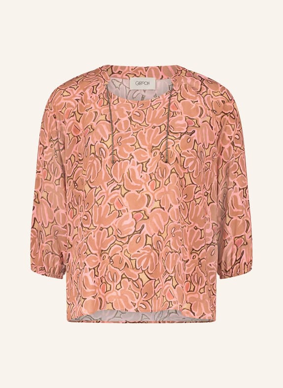 CARTOON Shirt blouse with 3/4 sleeves ROSE/ LIGHT BROWN/ NUDE