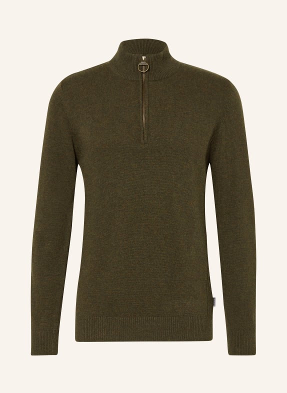 Barbour DALESIDE turtleneck sweater KHAKI