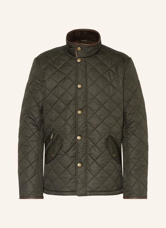Barbour Quilted jacket POWELL DARK GREEN