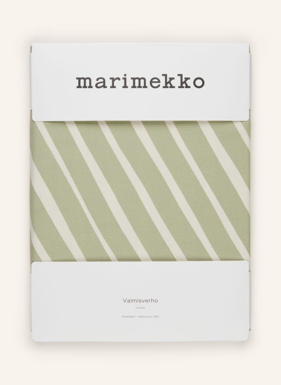 marimekko Vorhang KALASÄÄSKI HELLGRÜN/ CREME