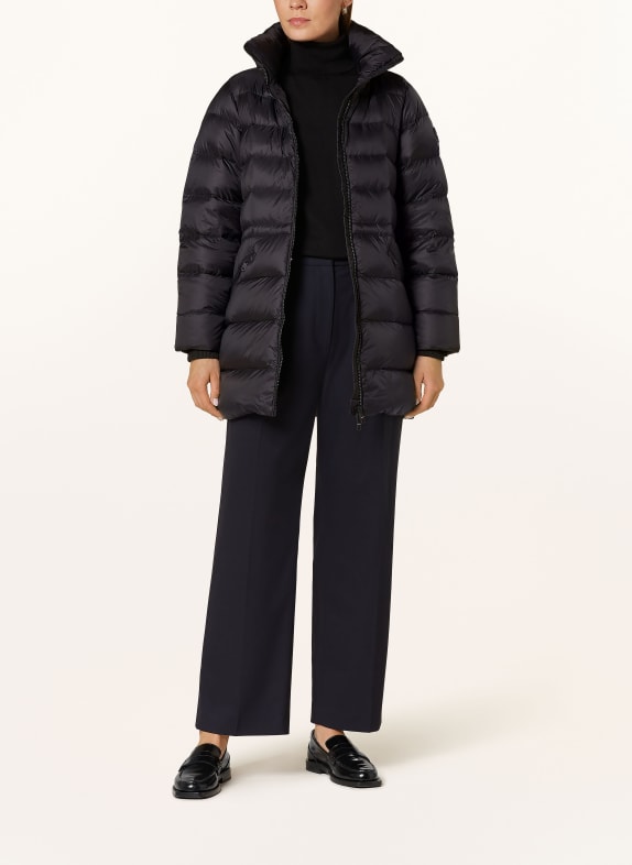 TOMMY HILFIGER Daunenmantel SCHWARZ