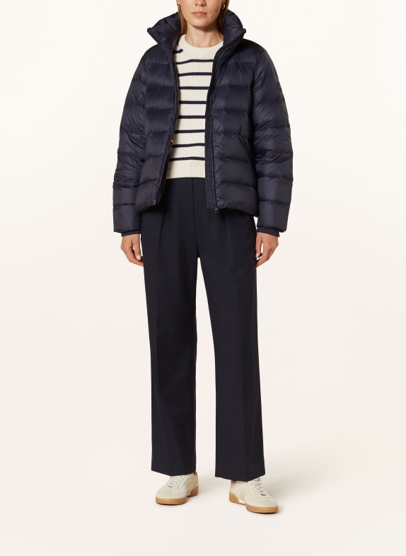 TOMMY HILFIGER Down jacket with removable hood DARK BLUE
