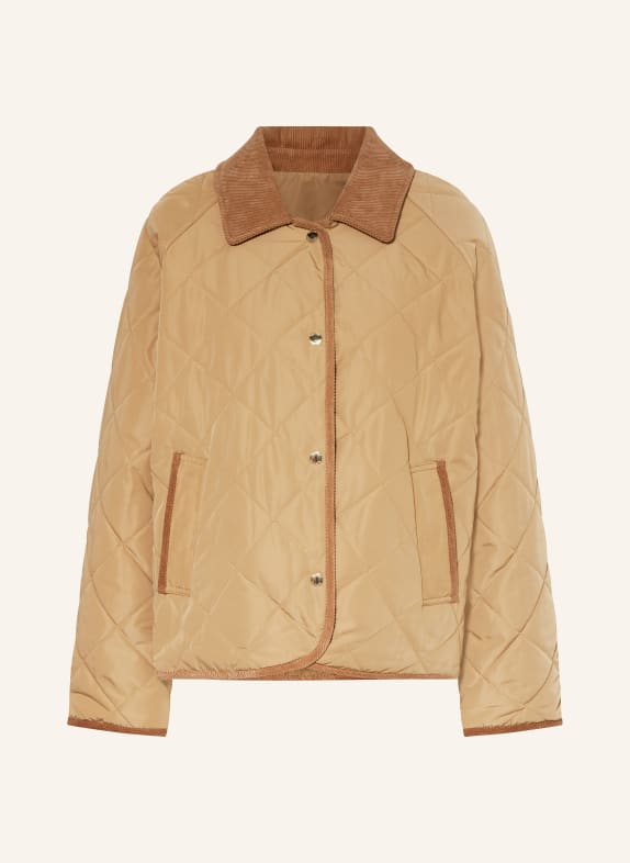 TOMMY HILFIGER Steppjacke zum Wenden CAMEL/ COGNAC