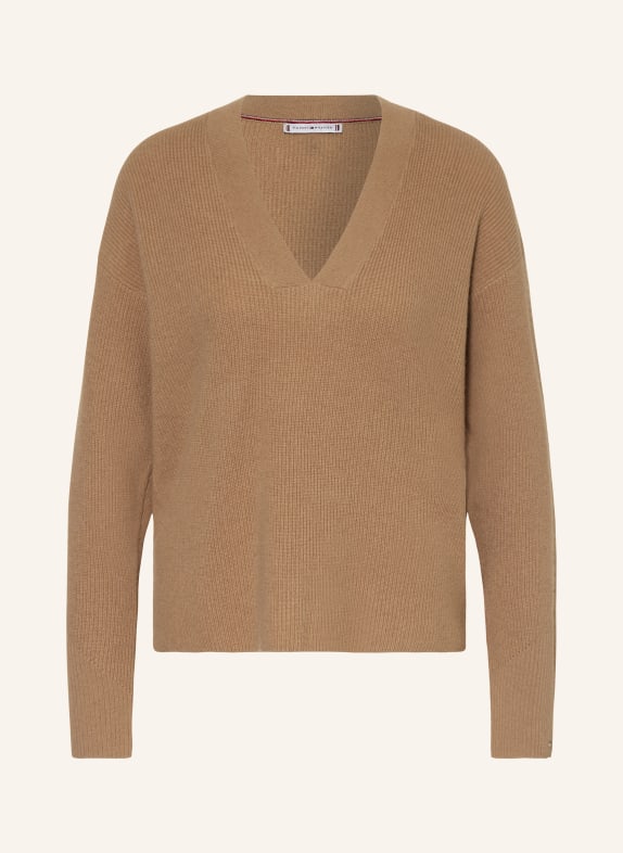 TOMMY HILFIGER Pullover CAMEL