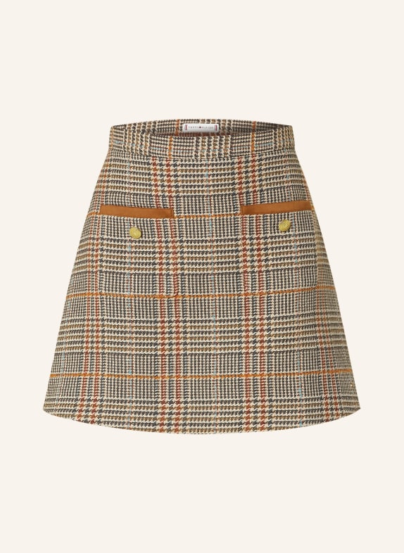 TOMMY HILFIGER Tweed-Rock CREME/ DUNKELORANGE/ PETROL