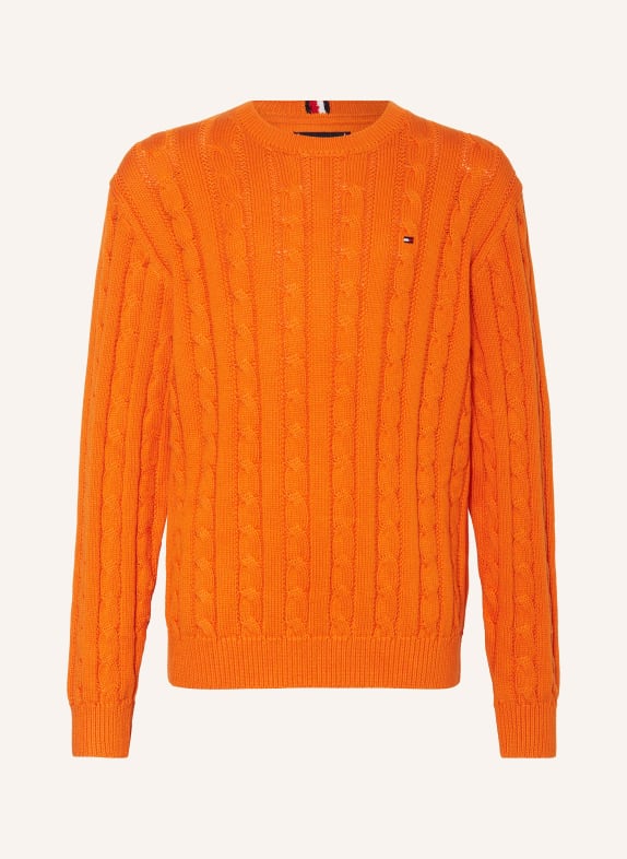 TOMMY HILFIGER Sweter POMARAŃCZOWY