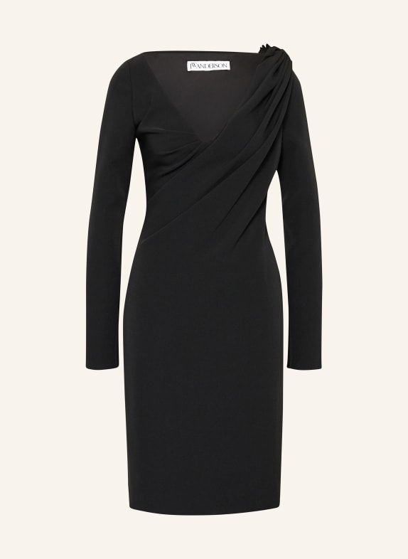 JW ANDERSON Cocktailkleid SCHWARZ