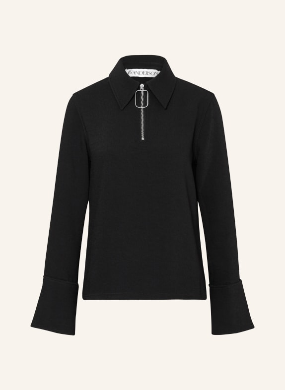 JW ANDERSON Half-zip sweater BLACK