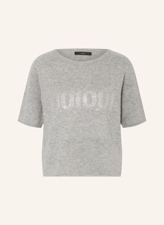 oui Dsquared2 two-tone logo-print sweatshirt GRAY