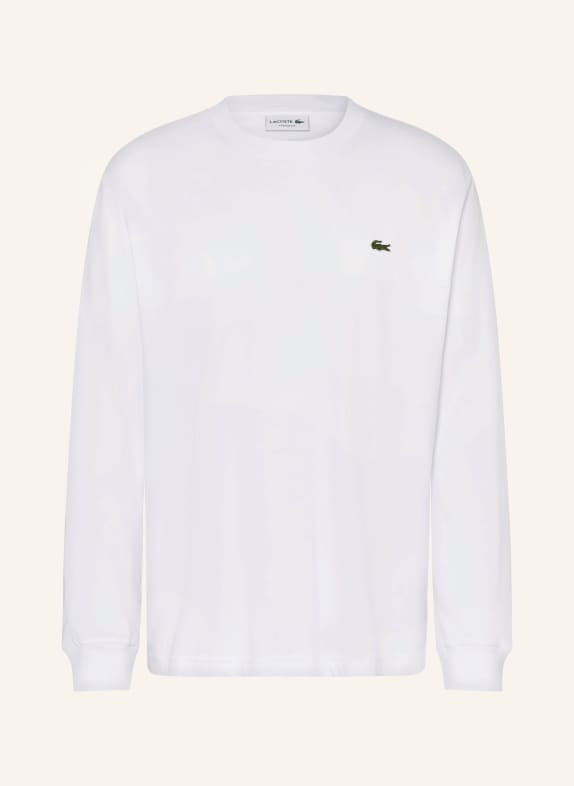 LACOSTE Longsleeve WEISS