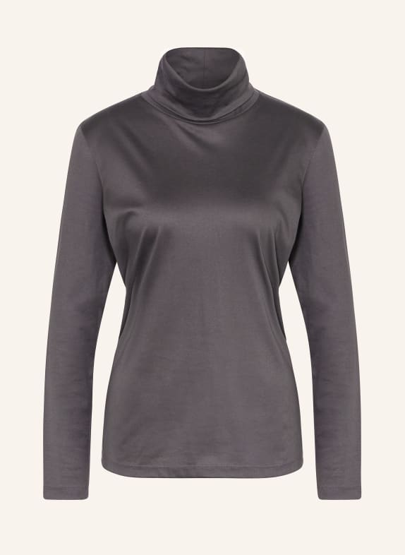 van Laack Rollkragenshirt VL-MELISSA-XX DUNKELGRAU