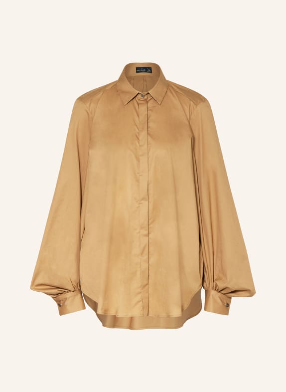 van Laack Shirt blouse FANIEL LIGHT BROWN