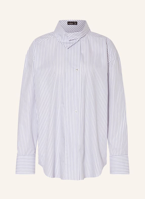 van Laack Shirt blouse VITANA WHITE/ LIGHT BLUE