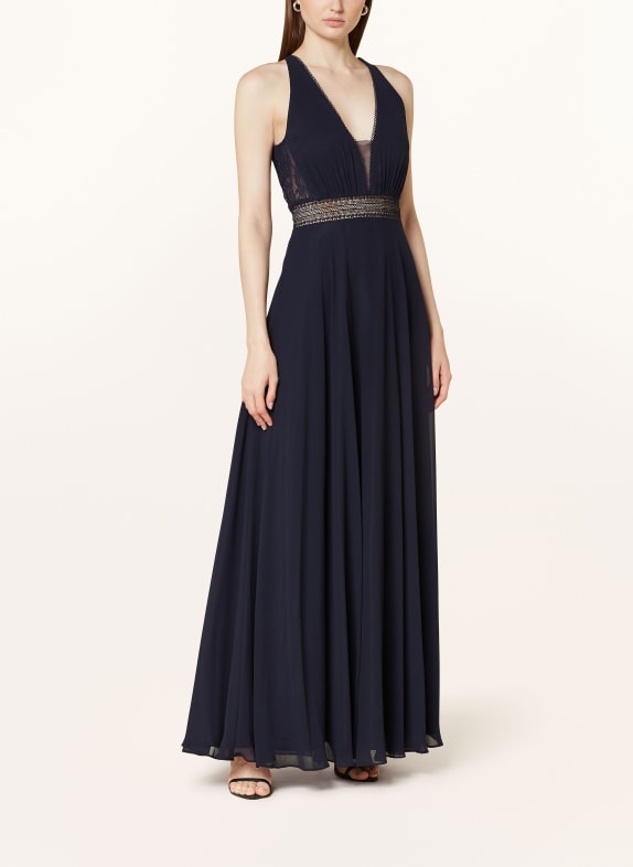 VM Vera Mont Evening dress with lace DARK BLUE