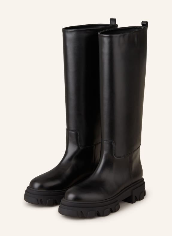 GIA BORGHINI Plateau-Stiefel PERNI 07 SCHWARZ