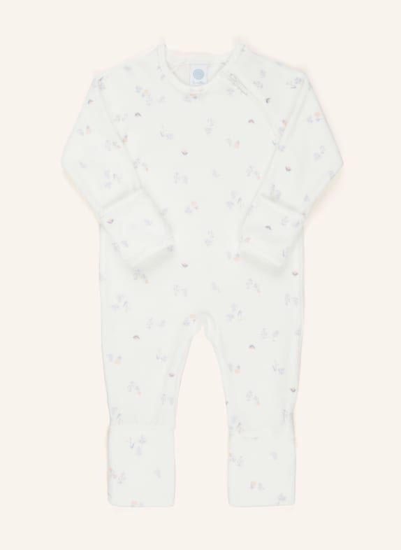 Sanetta Strampler WEISS/ BLAU/ LACHS