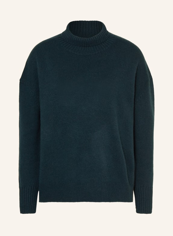 (THE MERCER) N.Y. Oversized turtleneck sweater made of cashmere DARK GREEN