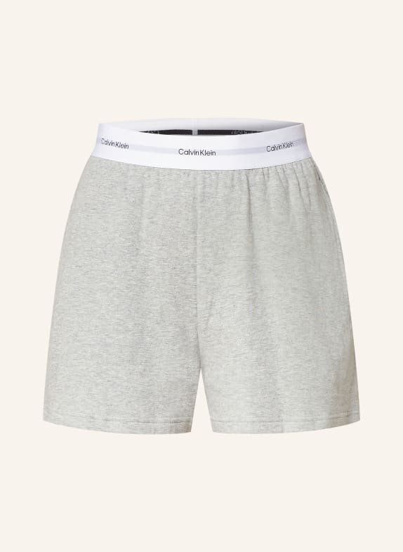 Calvin Klein Lounge-Sweatshorts MODERN TERRY HELLGRAU