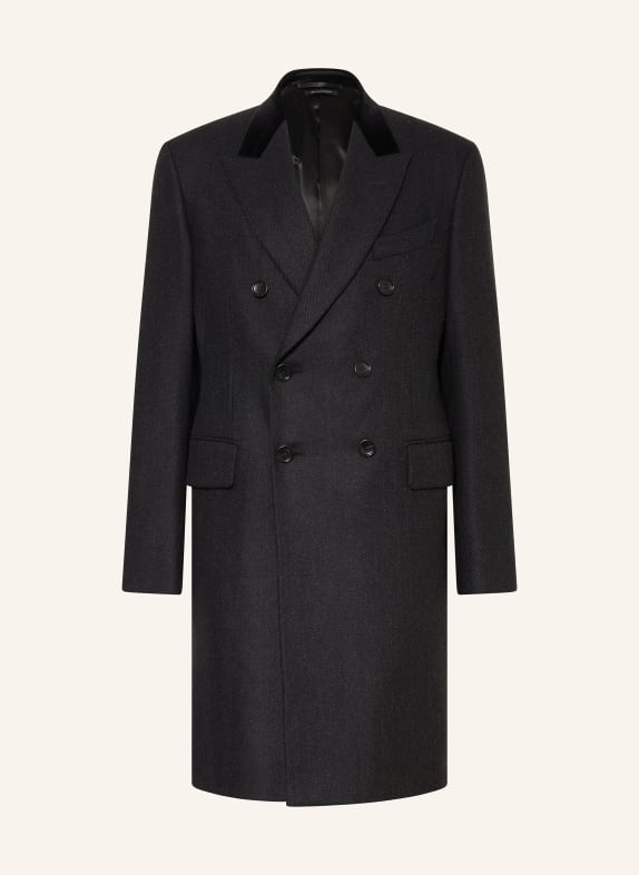 TOM FORD Caban coat DARK GRAY