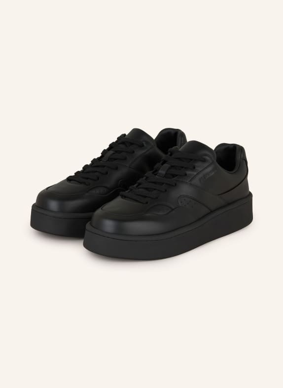 JIL SANDER Sneakersy CZARNY