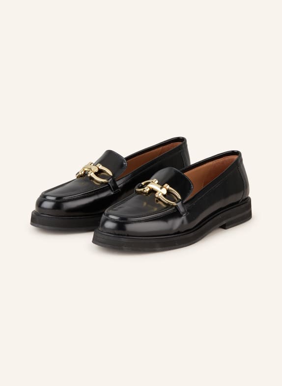 Flattered Loafersy CZARNY