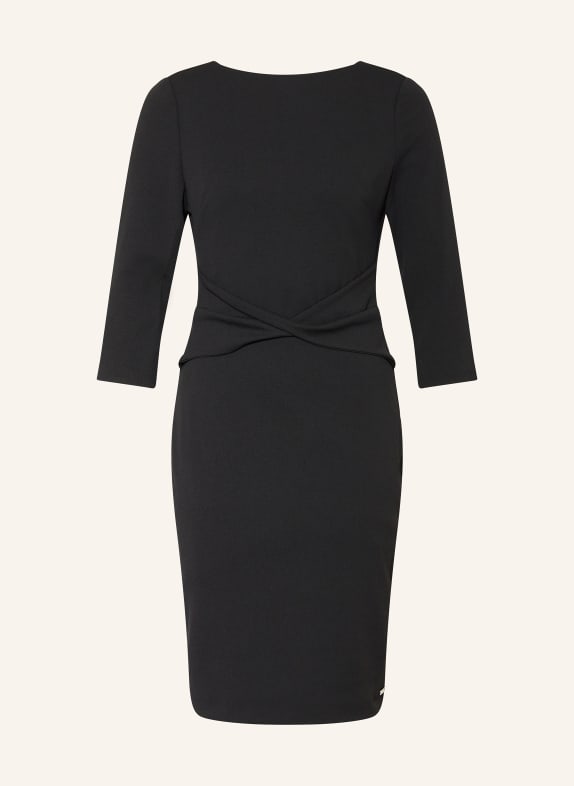 Calvin Klein Sheath dress with 3/4 sleeves BLACK