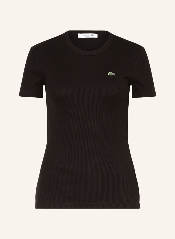 LACOSTE T-Shirt SCHWARZ