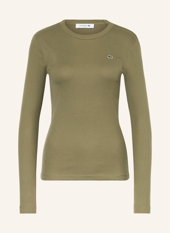 LACOSTE Longsleeve DUNKELGRÜN