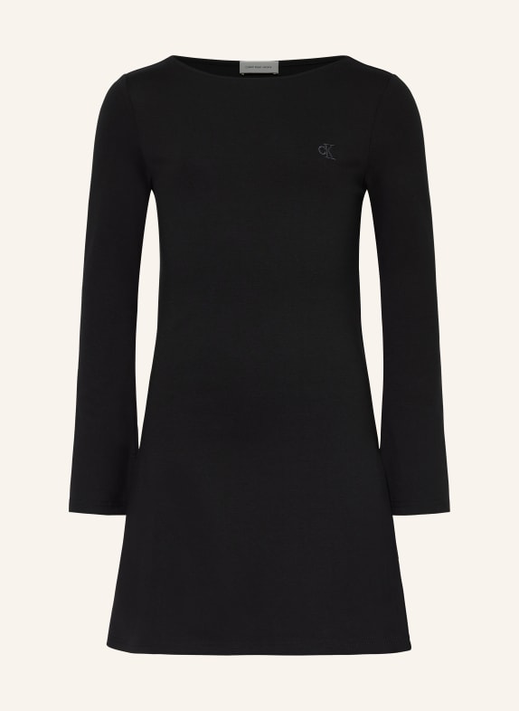 Calvin Klein Jerseykleid SCHWARZ