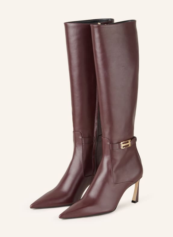 VICTORIABECKHAM Boots DARK RED