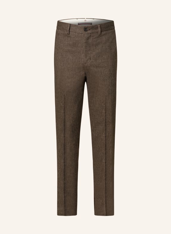 TOMMY HILFIGER Hose DENTON Straight Fit DUNKELBRAUN